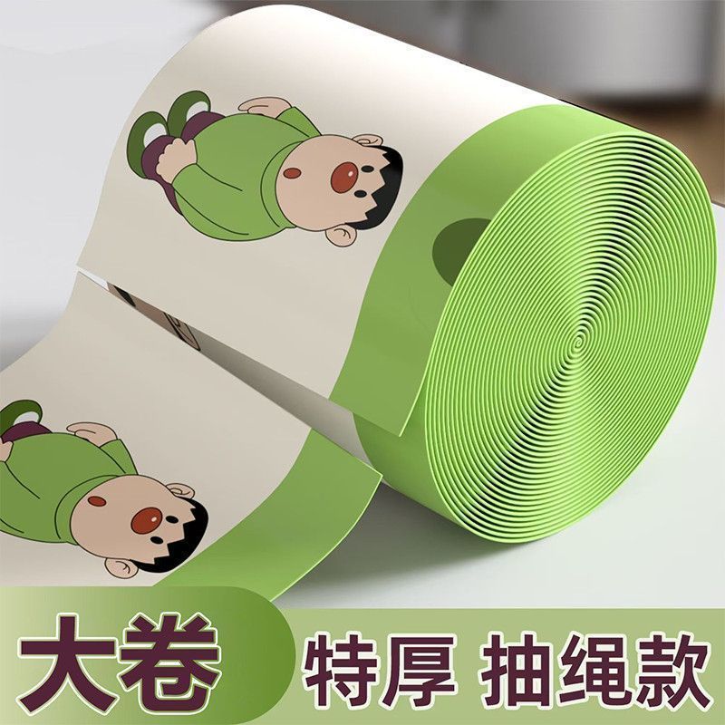 Pang Hu Light Fragrance Printed Garbage Bag Large Portable Automatic Drawstring Plastic Bag Kitchen Dormitory Cleaning Bag - Image 3